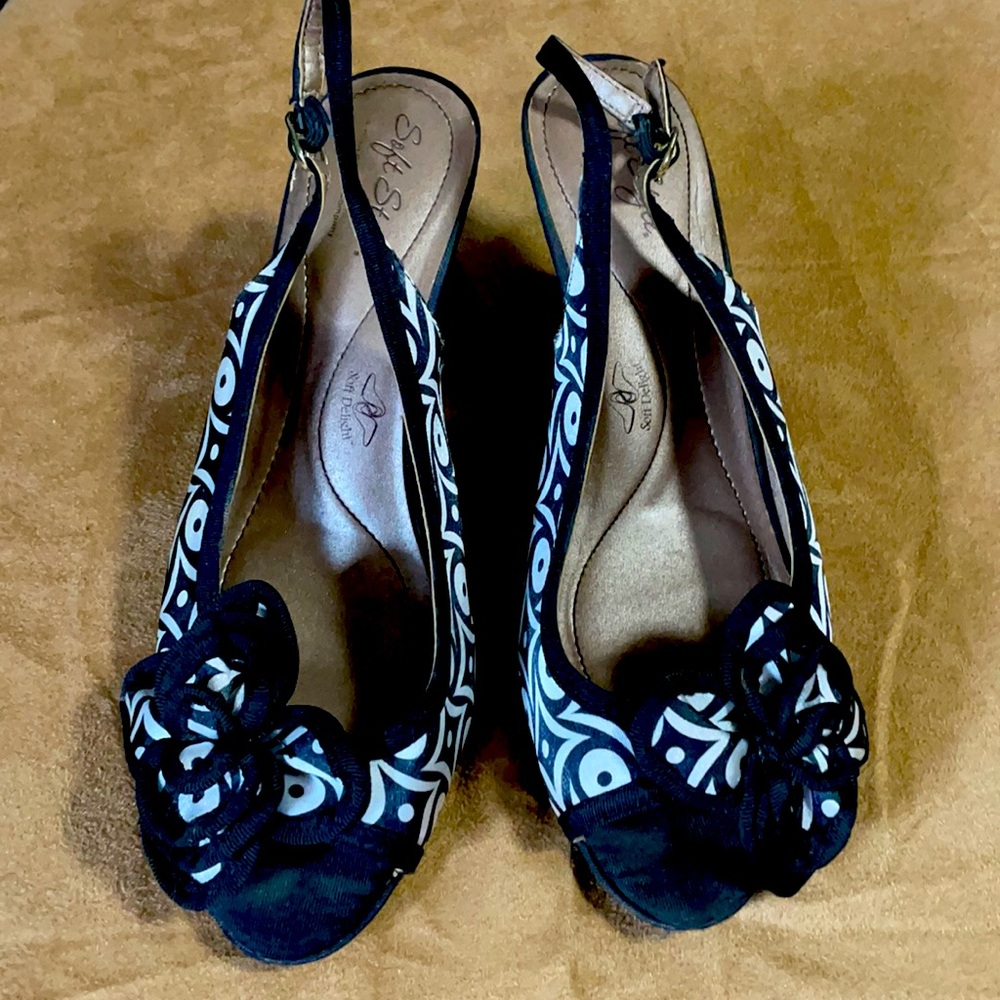 3” sling back heels